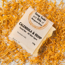 Load image into Gallery viewer, Calendula and Hemp Facial Soap Bar - All Skin Types
