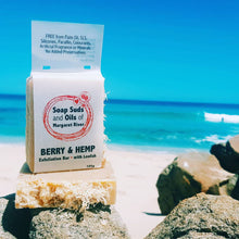 Load image into Gallery viewer, Soap Suds & Oils - Hemp & Berry Lifestyle Photo