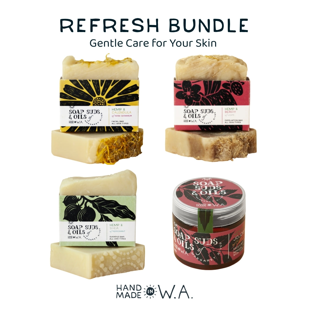 REFRESH BUNDLE – Gentle Hemp Skincare Collection