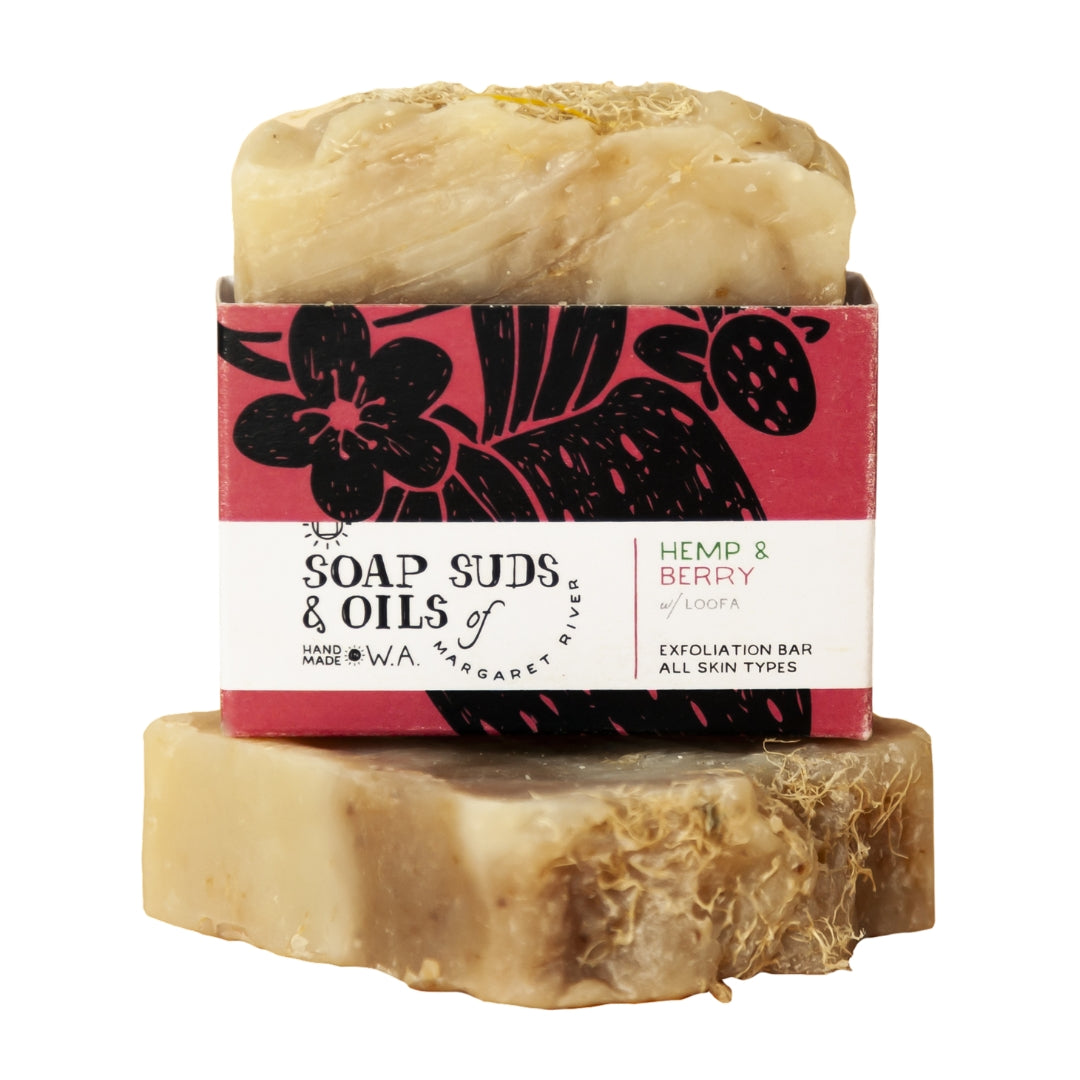 Hemp and Berry Exfoliation Bar (120g)