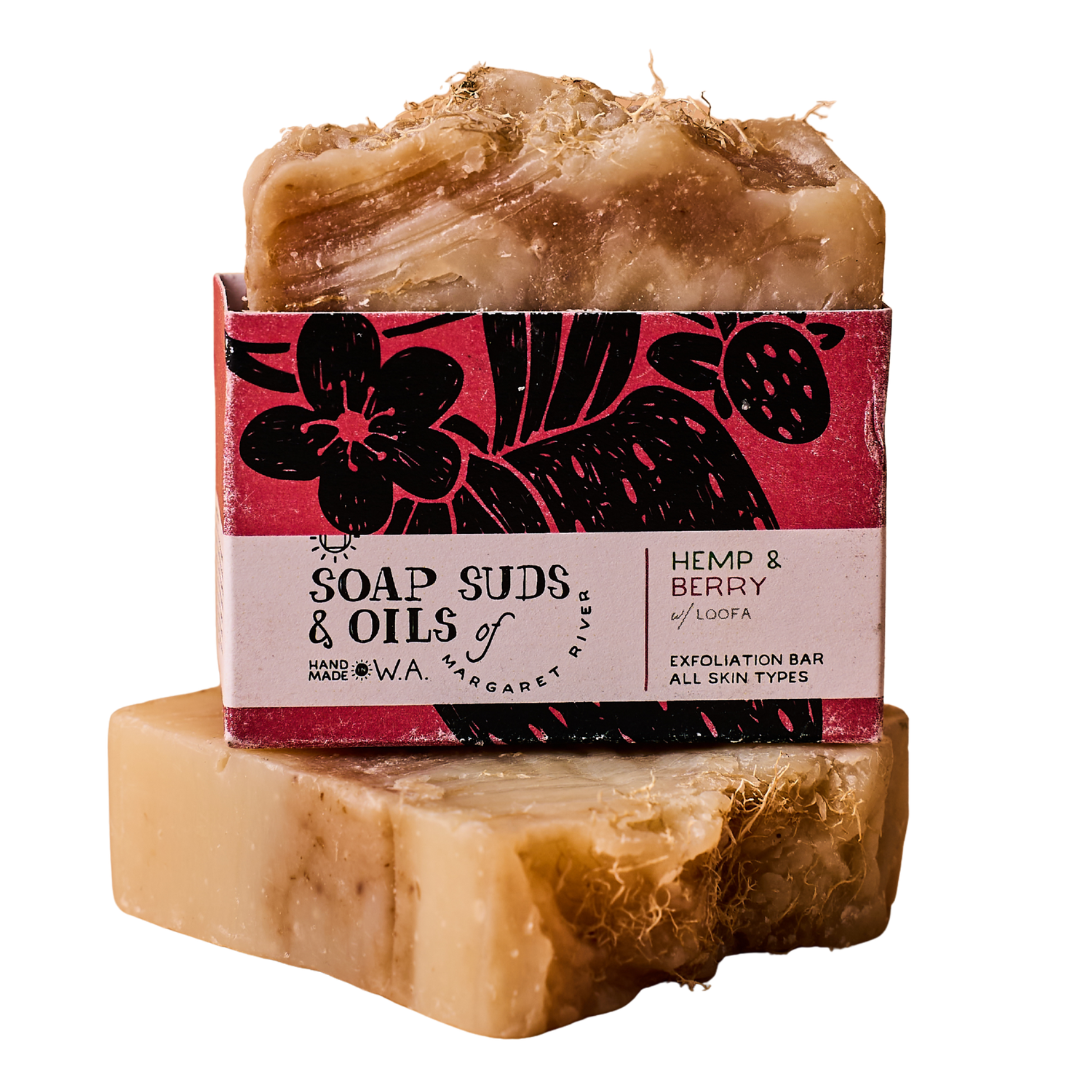 Hemp and Berry Exfoliation Bar (120g)