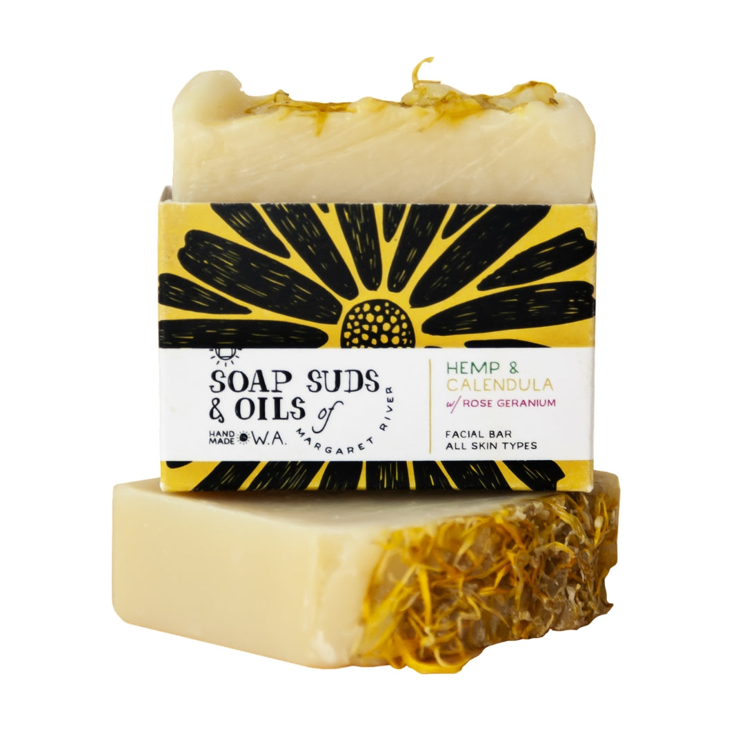 Hemp and Calendula Facial Bar (120g)
