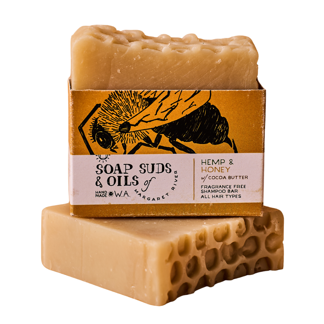 Hemp and Honey Fragrance Free Shampoo Bar (120g)